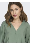 Women Blouse Only Onlkate V-Neck Lily Pad