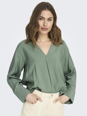 Bluza Dama Only Onlkate V-Neck Lily Pad