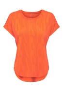 Women T-shirt Only Play Onpsifi Curved Train Orange Clown Fish