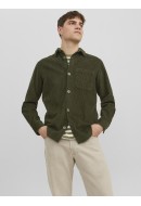 Men Shirt Jack&Jones Jjkendrik Cord Forest Night