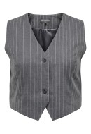 Vesta Dama Only Carmakoma Cardita Pinstripe Cc Dark Grey Melange Stripes Cloud Dancer