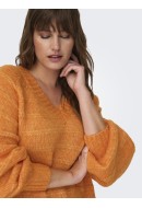 Women Sweater Carcelina Life Russet Orange