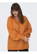 Women Sweater Carcelina Life Russet Orange