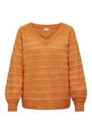 Women Sweater Carcelina Life Russet Orange