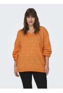 Women Sweater Carcelina Life Russet Orange