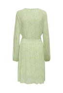 Rochie Only Onllilja 3/4 V-Neck Vibrant Green Untaimed Ditsy