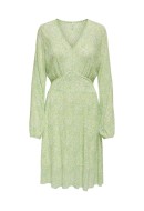Rochie Only Onllilja 3/4 V-Neck Vibrant Green Untaimed Ditsy