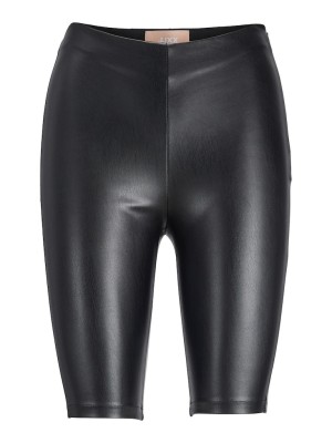 Women Shorts Jjxx Jxmegan Faux Leather Black