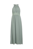 Rochie Vila Vimilina Halterneck Maxi Green Mileu