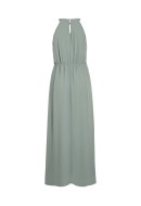 Rochie Vila Vimilina Halterneck Maxi Green Mileu