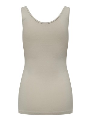 Women Top Only Onllive Love S/L Tank Silver Lining