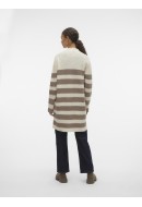 Cardigan Dama Vero Moda Vmphiline Open Birch/W Brown Lentil