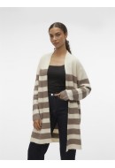 Cardigan Dama Vero Moda Vmphiline Open Birch/W Brown Lentil