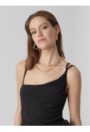 Maieu Dama Vero Moda Vmezra Rouching Singlet Black