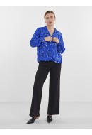 Camasa Dama Yas Yasminny Olympian Blue Aop Minny Print