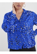 Camasa Dama Yas Yasminny Olympian Blue Aop Minny Print