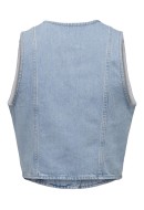 Vesta Dama Only Onlrosie Dnm Light Blue Denim