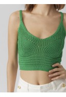 Maieu Dama Vero Moda Vmjustine Sl Cropped Strap Bright Green