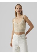 Maieu Dama Vero Moda Vmjustine Sl Cropped Strap Birch