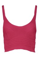 Maieu Dama Vero Moda Vmjustine Sl Cropped Strap Pink Yarrow