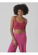 Maieu Dama Vero Moda Vmjustine Sl Cropped Strap Pink Yarrow