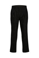 Men Pants Jack&Jones Jprhank Wool Striped Trouser Black Beauty