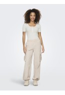 Women Blouse Jdy Jdyfransiska Button Cloud Dancer