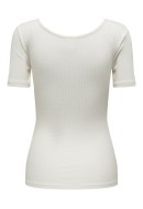 Women Blouse Jdy Jdyfransiska Button Cloud Dancer