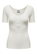 Women Blouse Jdy Jdyfransiska Button Cloud Dancer