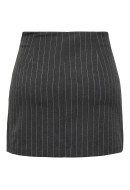 Fusta Only Onlbrie Hw Short Pinstripe Dark Grey Melange/White