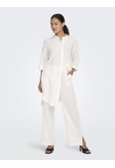 Pantaloni Dama Jdy Jdytheis Wide Slit Cloud Dancer