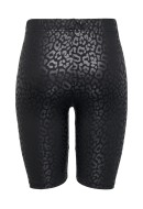 Pantaloni Scurti Dama Only Onlvalerie Biker Black Leo Foil