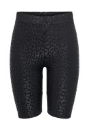 Pantaloni Scurti Dama Only Onlvalerie Biker Black Leo Foil