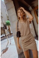 Bluza Dama Viplisa V-Neck Savannah Tan