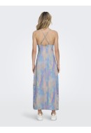 Rochie Only Aya Mayra Slip Cyan Blue/Pink And Y