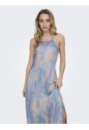 Rochie Only Aya Mayra Slip Cyan Blue/Pink And Y