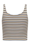 Maieu Dama Only Onlnessa Sl Short Stripe Cloud Dancer /Blue Multi