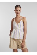 Maieu Dama Pieces Pckaitlyn Singlet Pink Lady /Multi Stip