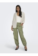 Women Pants  Only Onlstine Cargo Aloe