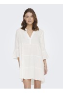 Rochie Only Onlthyra Peplon Noos Cloud Dancer