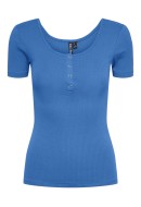Women T-shirt Pieces Pckitte French Blue