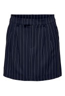 Skirt Only Onlstella Pin-Stripe Night Sky/Cloud Dancer