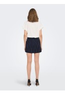Skirt Only Onlstella Pin-Stripe Night Sky/Cloud Dancer