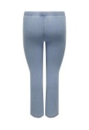 Blugi Dama Onlycarmakoma Carpaige Hw Skinny Front Slit Light Blue Denim