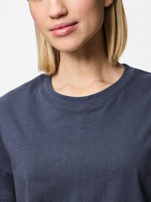 Tricou Dama Pieces Pcria Solid Ombre Blue