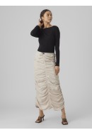 Fusta Vero Moda Vmtessie Hw Long Gray Morn