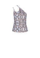 Maieu Dama Noisy May Nmvanessa Asymetric Crop Cerulean/Leo