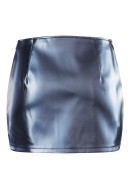 Skirt Jjxx Jxsadie Faux Leather Lw Mini Quiet Shade Metallic