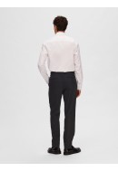 Pantaloni Barbati Selected Slhslim-Ayr Pinstriped Navy Blazer Stripes White