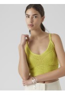 Maieu Dama Vero Moda Vmjustine Sl Cropped Strap Limeade